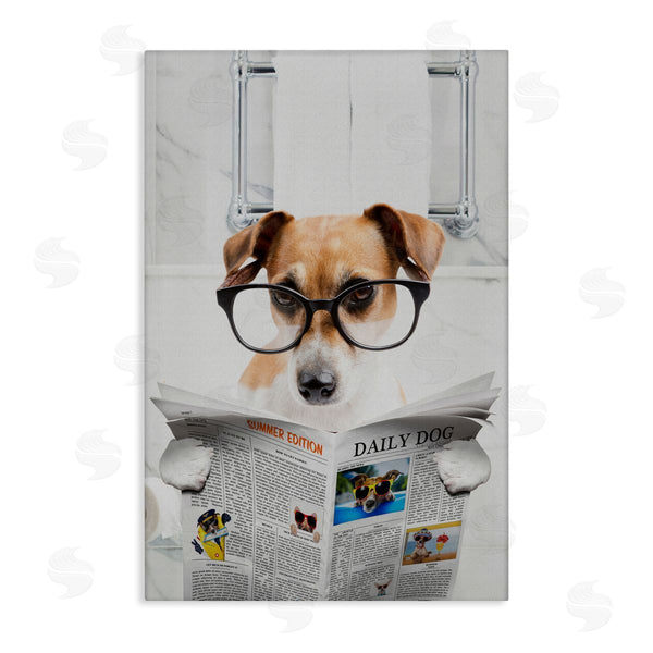 stupell industries Jesse Keith | Hound Concentration Bath Humor