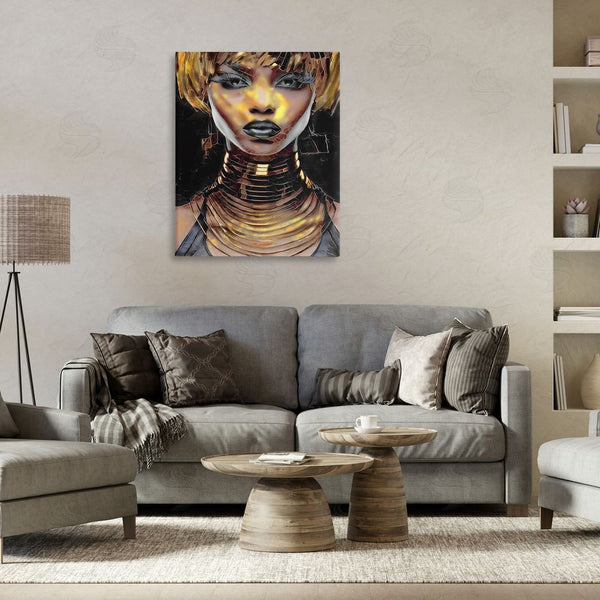 Stupell Industries Jesse Keith | Intense Glam Woman Portrait Wall Art
