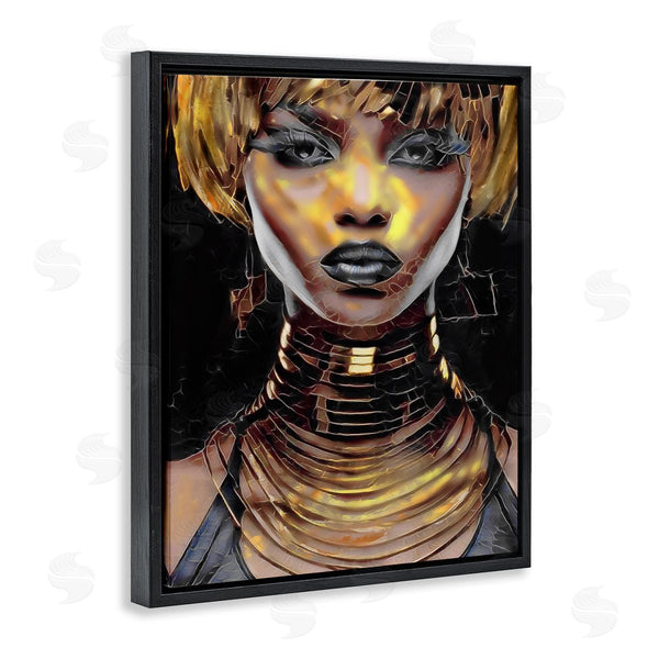 Stupell Industries Jesse Keith | Intense Glam Woman Portrait Wall Art