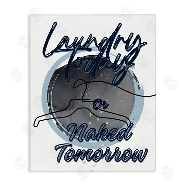 stupell industries Jesse Keith | Laundry Phrase with Hanger Contour Wall Art