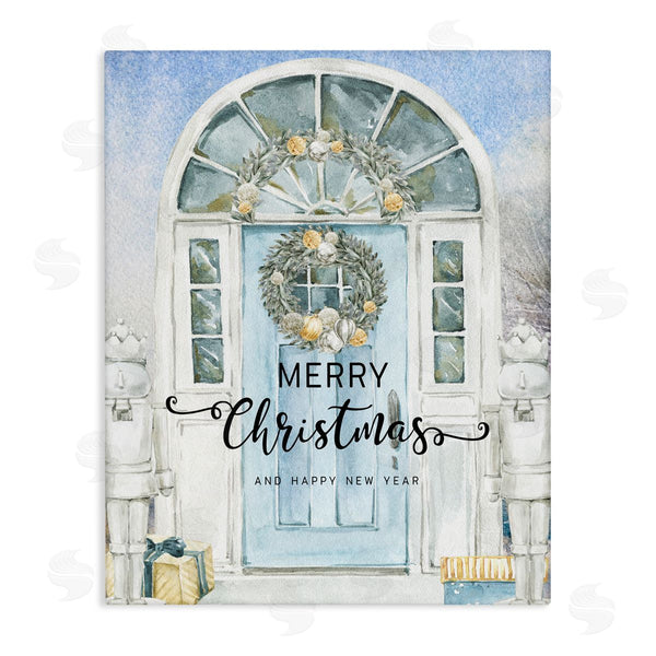 stupell industries Jesse Keith | Merry Christmas Blue Door