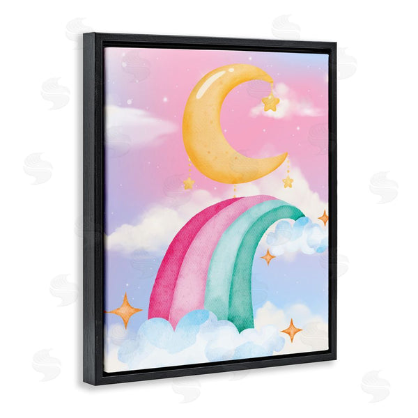 Stupell Industries Jesse Keith | Moon Rainbow In Clouds Wall Art