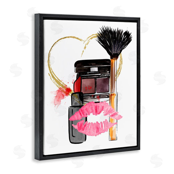 Stupell Industries Jesse Keith | Mwah Beauty Items & Kiss Wall Art