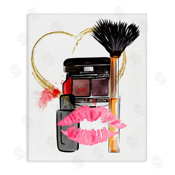 stupell industries Jesse Keith | Mwah Beauty Items & Kiss Wall Art