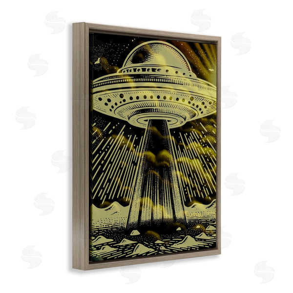 Stupell Industries Jesse Keith | Mysterious Alien UFO Wall Art