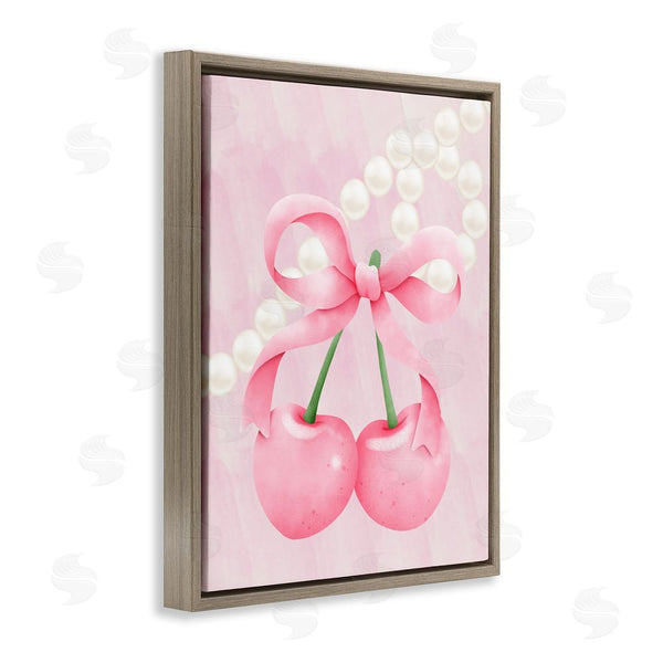 Stupell Industries Jesse Keith | Pastel Cherries With Pearls Wall Art
