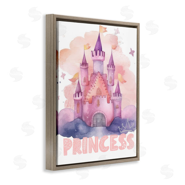 Stupell Industries Jesse Keith | Pastel Princess Castle