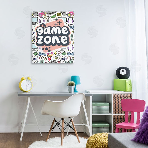 Stupell Industries Jesse Keith | Peach Game Zone Wall Art