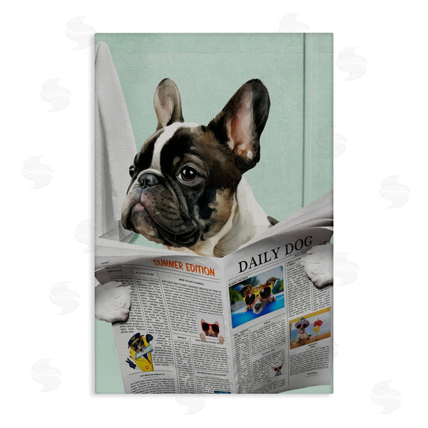 stupell industries Jesse Keith | Pug News Bathroom Humor