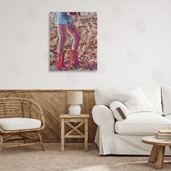 Stupell Industries Jesse Keith | Rancher Gal Cowgirl Wall Art