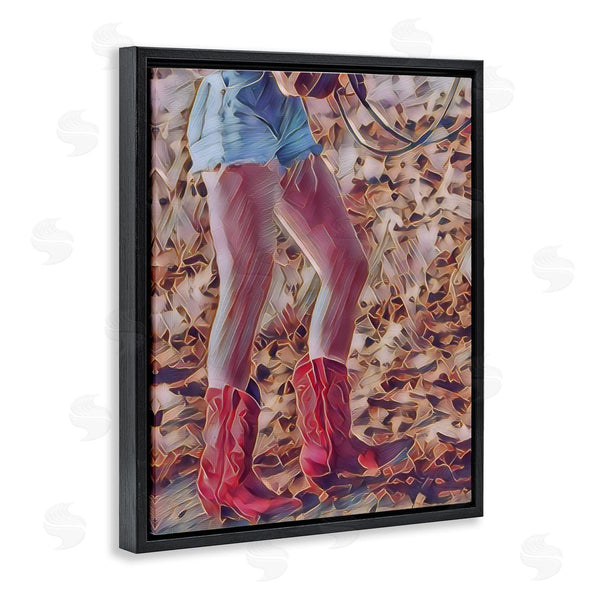 Stupell Industries Jesse Keith | Rancher Gal Cowgirl Wall Art
