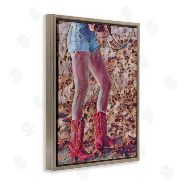 Stupell Industries Jesse Keith | Rancher Gal Cowgirl Wall Art