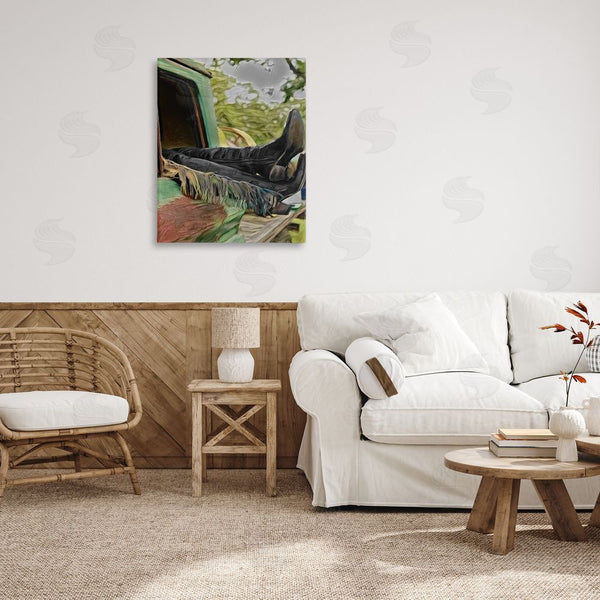 Stupell Industries Jesse Keith | Relaxing Cowgirl In Nature Wall Art