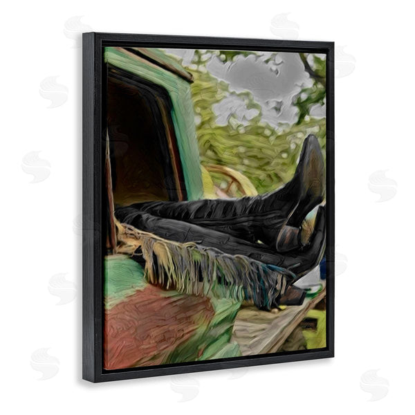 Stupell Industries Jesse Keith | Relaxing Cowgirl In Nature Wall Art