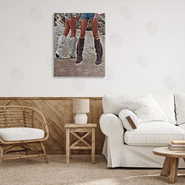 Stupell Industries Jesse Keith | Rodeo Girls Friendship Wall Art