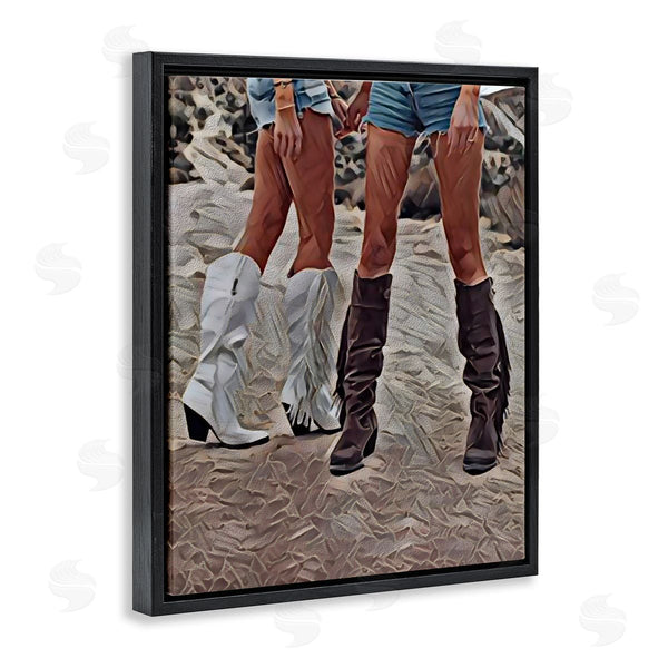 Stupell Industries Jesse Keith | Rodeo Girls Friendship Wall Art