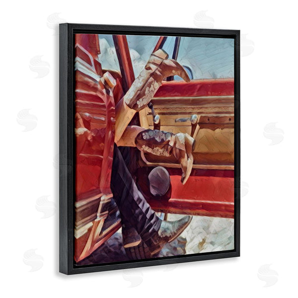 Stupell Industries Jesse Keith | Romantic Cowboy Boots Couple Wall Art