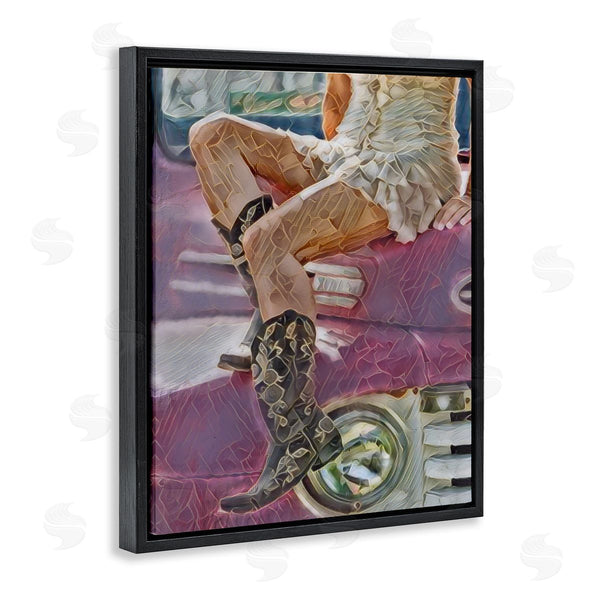 Stupell Industries Jesse Keith | Romantic Westerns Cowgirl Wall Art
