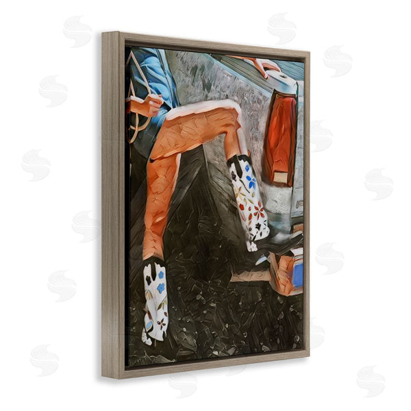 Stupell Industries Jesse Keith | Round Up Cowgirl Boots Wall Art