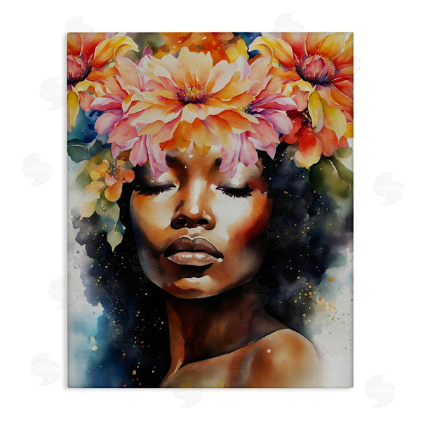 stupell industries Jesse Keith | Sleepy Flower Female Portrait