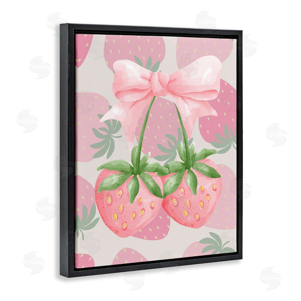 Stupell Industries Jesse Keith | Strawberry Shortcake Ribbon Wall Art