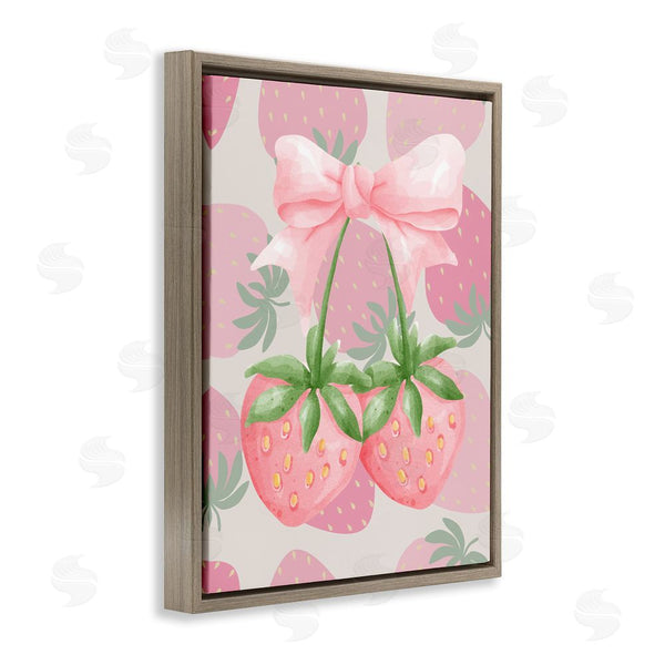 Stupell Industries Jesse Keith | Strawberry Shortcake Ribbon Wall Art