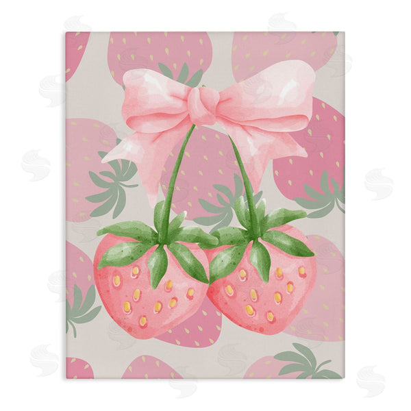 stupell industries Jesse Keith | Strawberry Shortcake Ribbon Wall Art