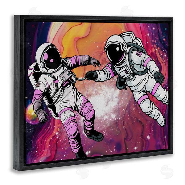 Stupell Industries Jesse Keith | Swirling Cosmic Space Astronauts Wall Art