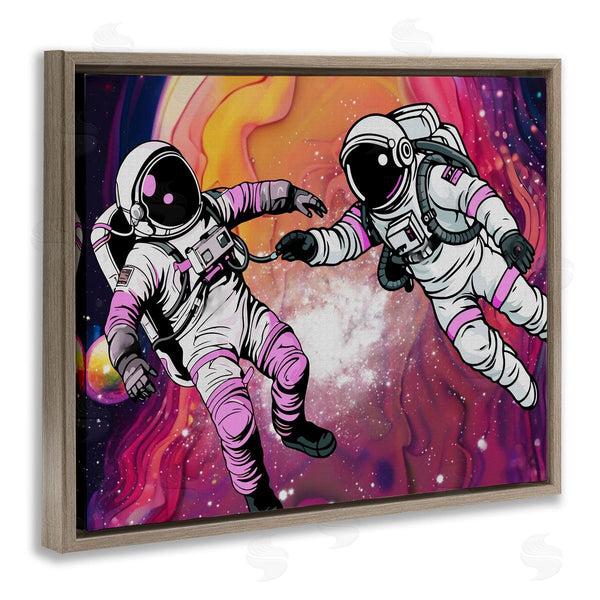 Stupell Industries Jesse Keith | Swirling Cosmic Space Astronauts Wall Art