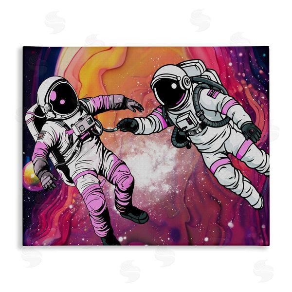 stupell industries Jesse Keith | Swirling Cosmic Space Astronauts Wall Art