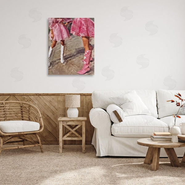 Stupell Industries Jesse Keith | Trendy Pink Cowgirls Wall Art