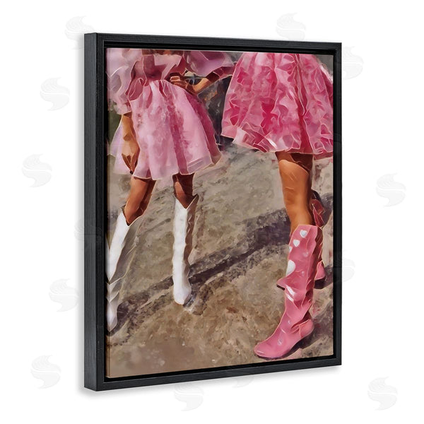 Stupell Industries Jesse Keith | Trendy Pink Cowgirls Wall Art
