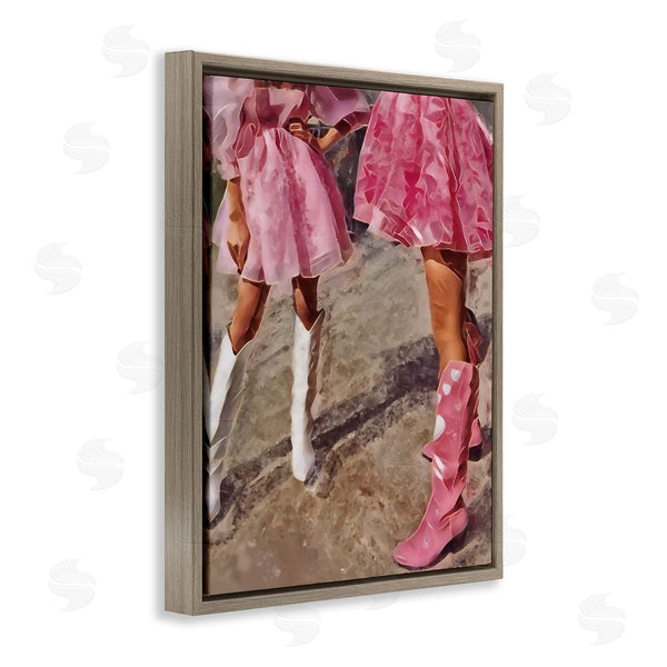 Stupell Industries Jesse Keith | Trendy Pink Cowgirls Wall Art