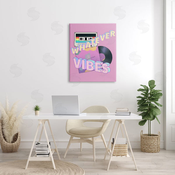 Stupell Industries Jesse Keith | Whatever Vibes Retro Cassette Wall Art