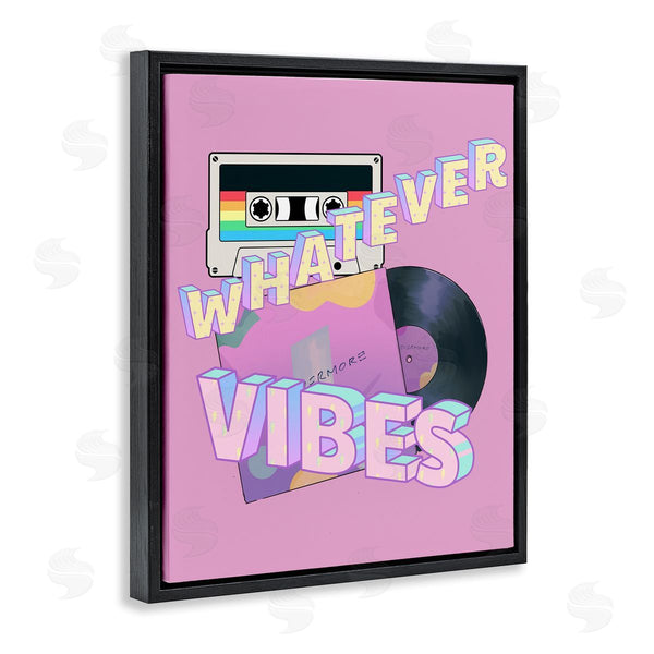 Stupell Industries Jesse Keith | Whatever Vibes Retro Cassette Wall Art