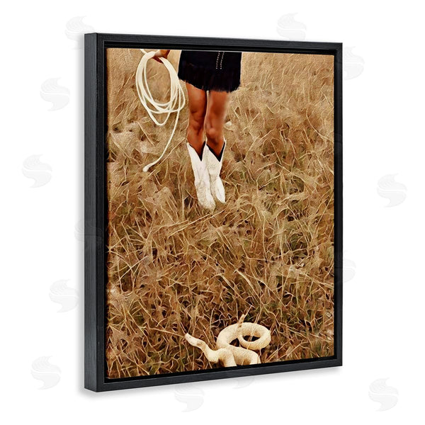 Stupell Industries Jesse Keith | With Her Lasso & Snake Wall Art