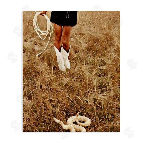 stupell industries Jesse Keith | With Her Lasso & Snake Wall Art