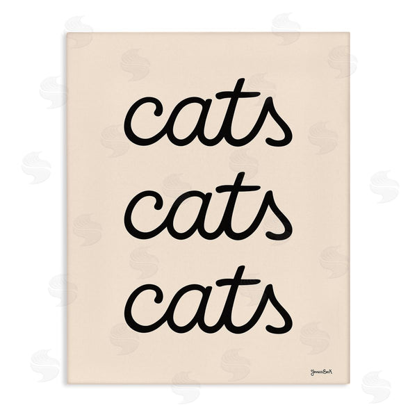 stupell industries Jessica Beck | Cats Repeating Script