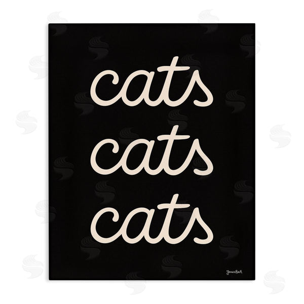 stupell industries Jessica Beck | Cats Repeating Typography