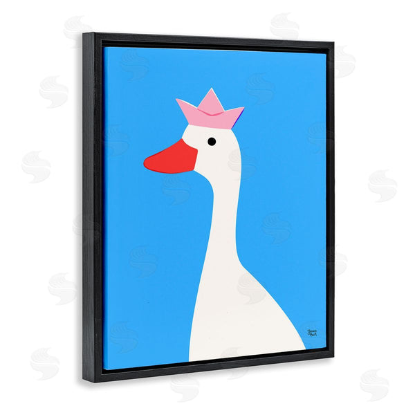 Stupell Industries Jessica Beck | Crowned Goose On Blue
