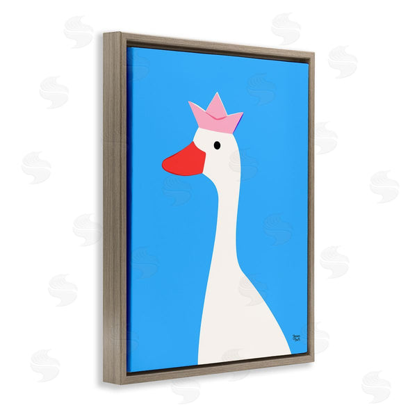 Stupell Industries Jessica Beck | Crowned Goose On Blue