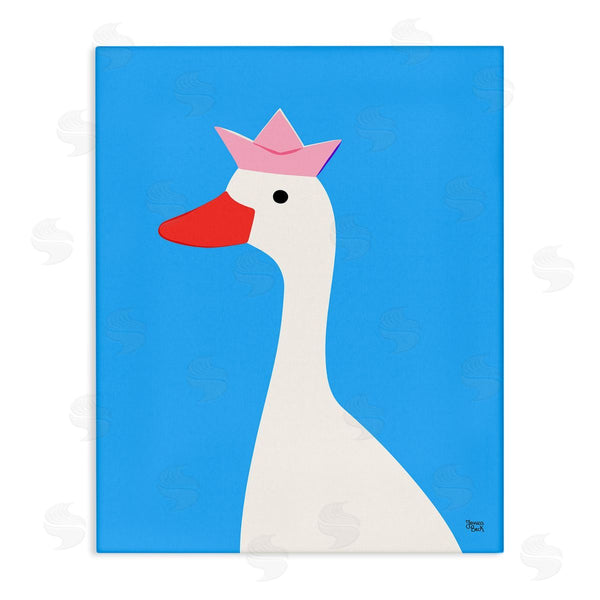 stupell industries Jessica Beck | Crowned Goose on Blue