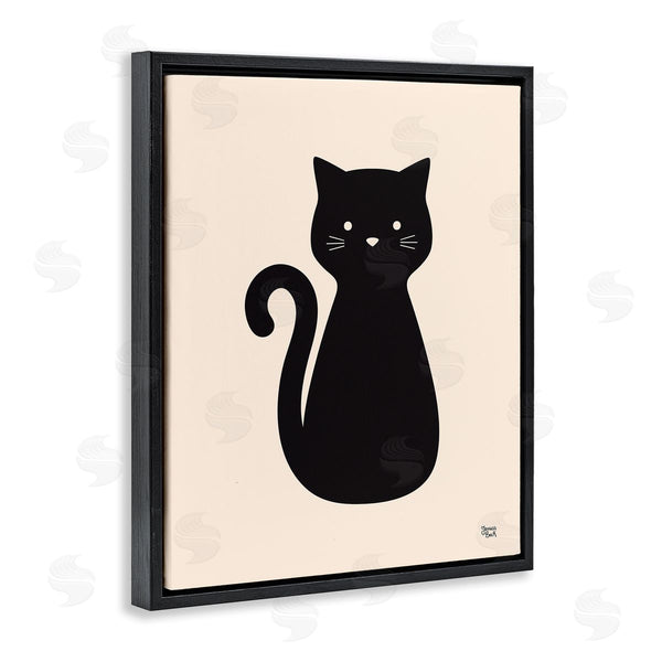 Stupell Industries Jessica Beck | Feline Grace Black Cat Wall Art