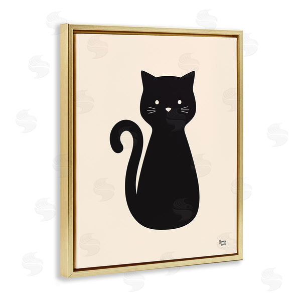 Stupell Industries Jessica Beck | Feline Grace Black Cat Wall Art