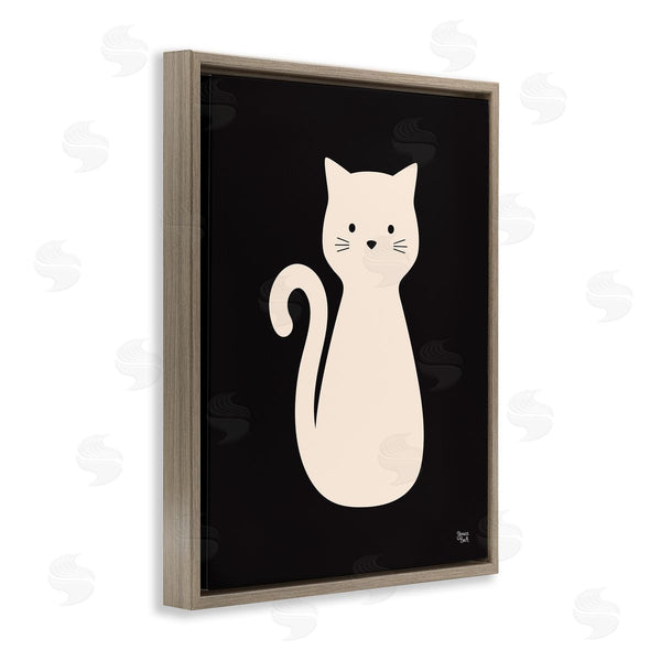 Stupell Industries Jessica Beck | Feline Grace White Cat
