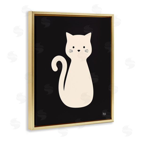 Stupell Industries Jessica Beck | Feline Grace White Cat