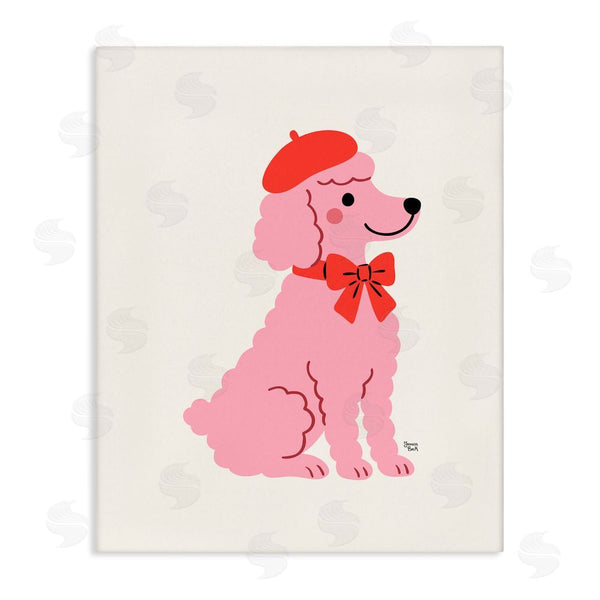 stupell industries Jessica Beck | French Poodle in Beret Wall Art