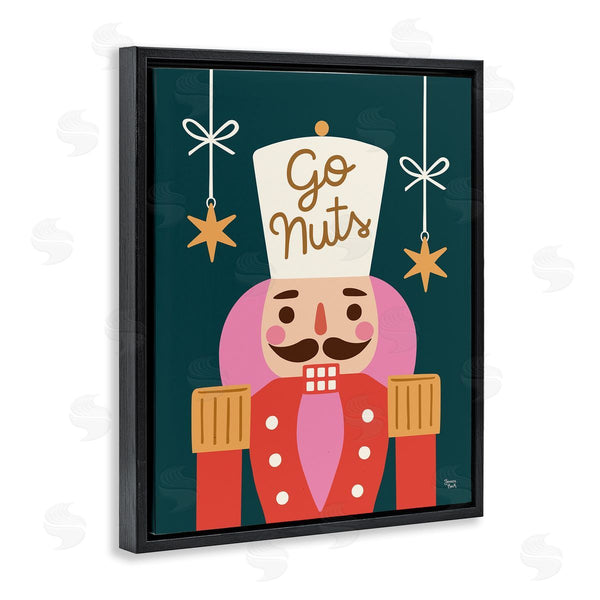 Stupell Industries Jessica Beck | Go Nuts Nutcracker On Green