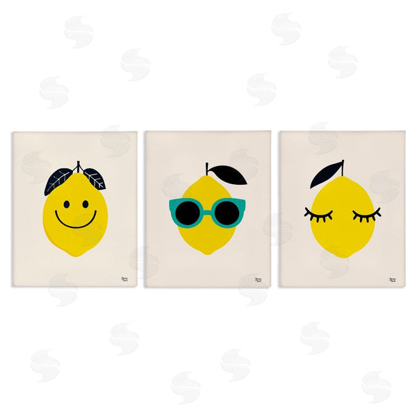 stupell industries Jessica Beck | Hip Summer Lemon Faces Wall Art