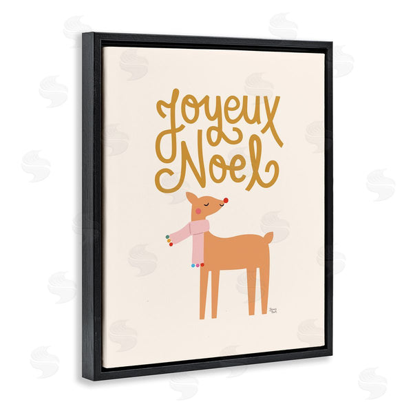 Stupell Industries Jessica Beck | Joyeux Noel Reindeer